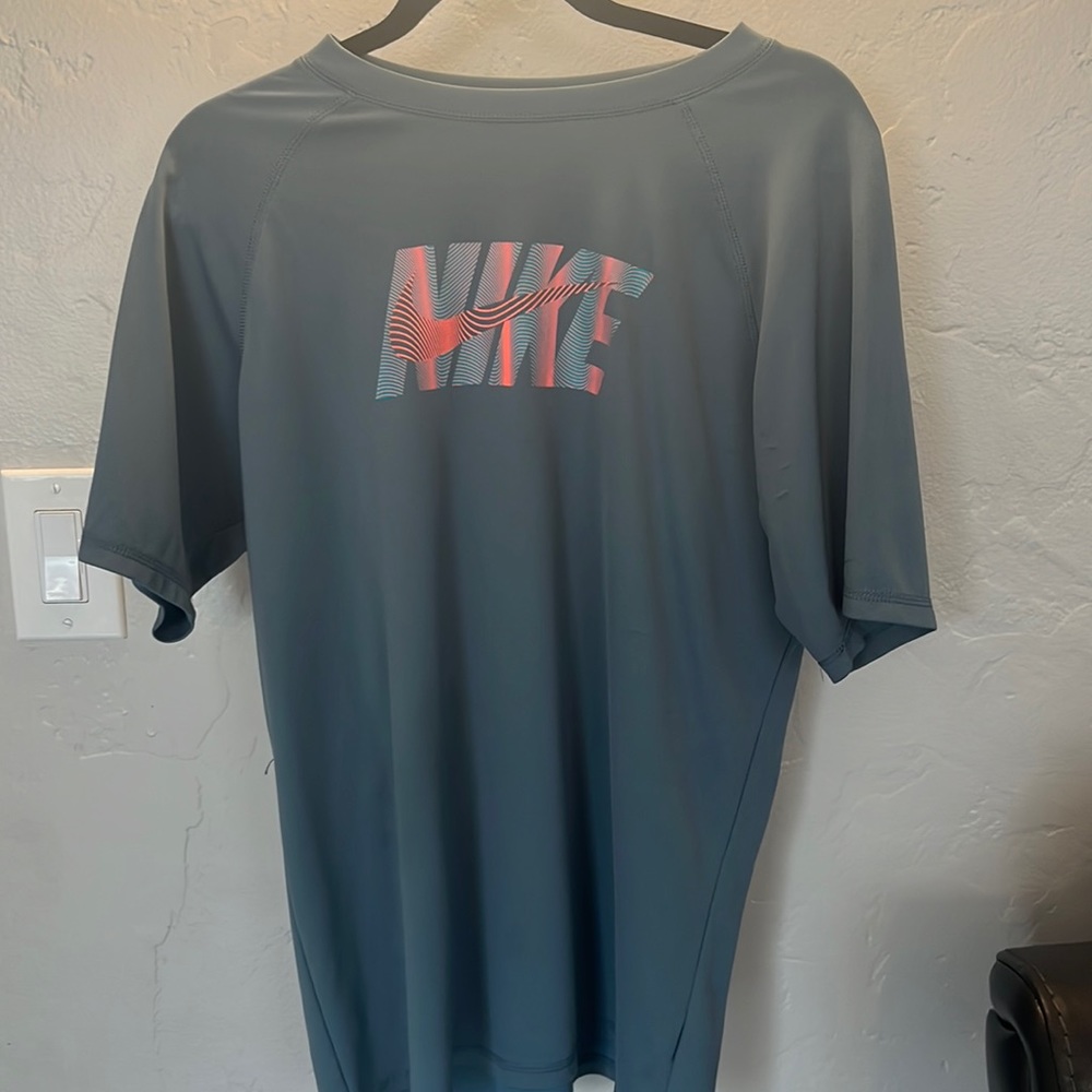 Grey Nike dri fit shirt